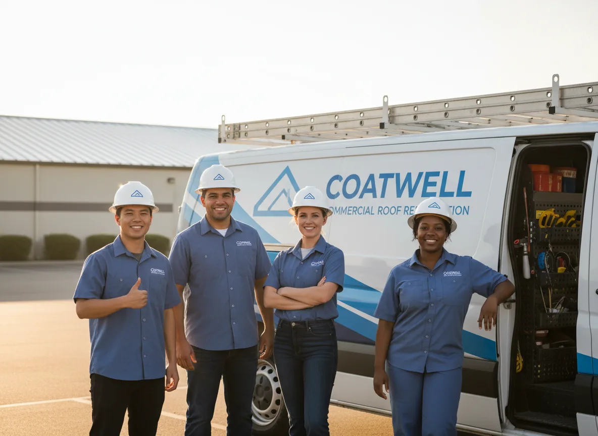 Commercial roof coating company in Gage, OK
